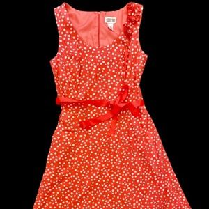 Vintage 1990’s Y2K Sun Dress, Women’s Sz 18, Pink, Polka Dots, Sleeveless